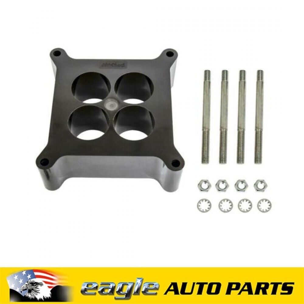 Edelbrock 4150 2" Thick Phenolic Carburetor Spacer 4-HOLE Inc Studs # ED8713