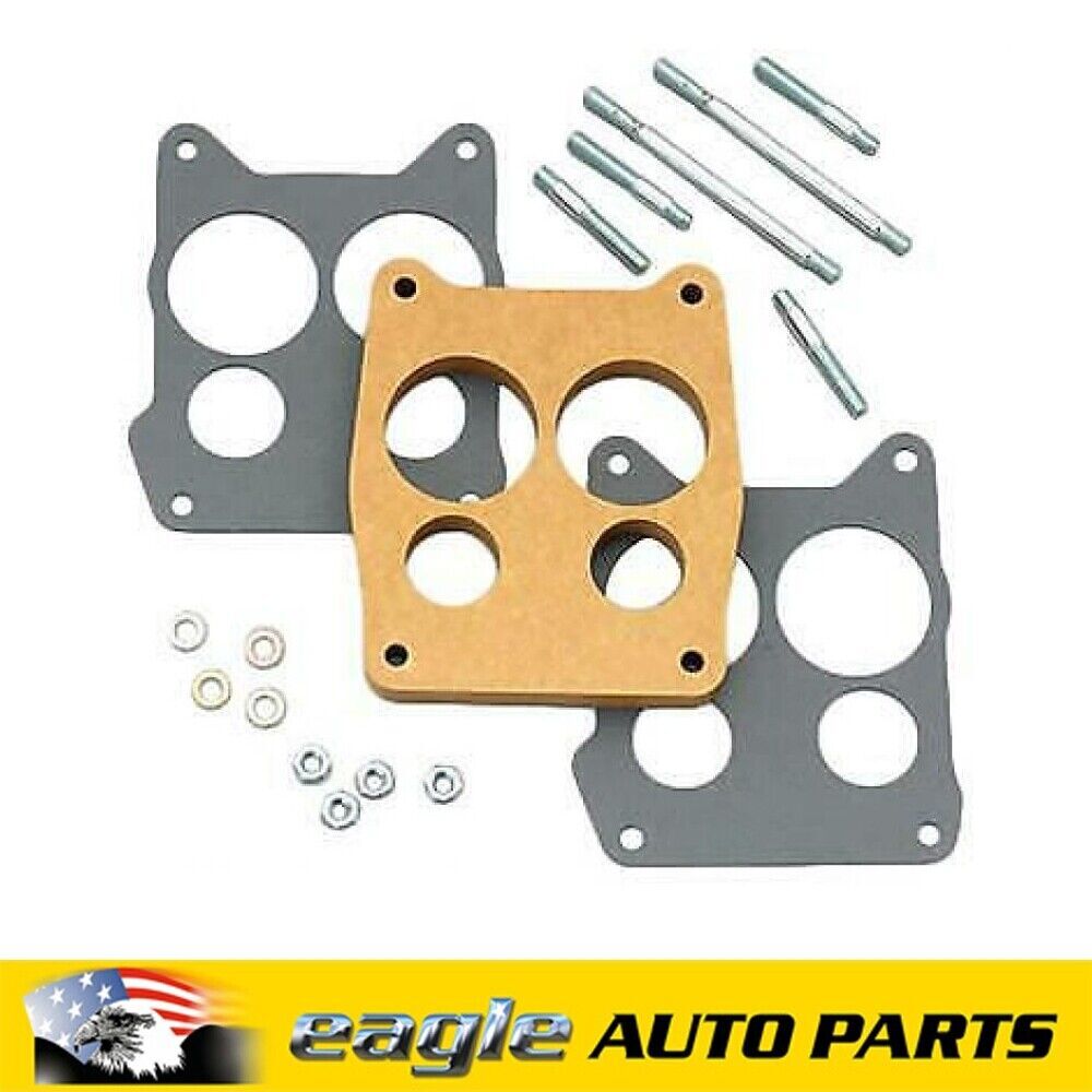 Edelbrock Wood Fiber Laminate 3/4" 4hole Quadrajet Carburetor Spacer