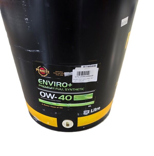 ENVIRO PLUS 0W40 GRADE 20LT PENRITE ENGINE OIL # EPLUS0W40020