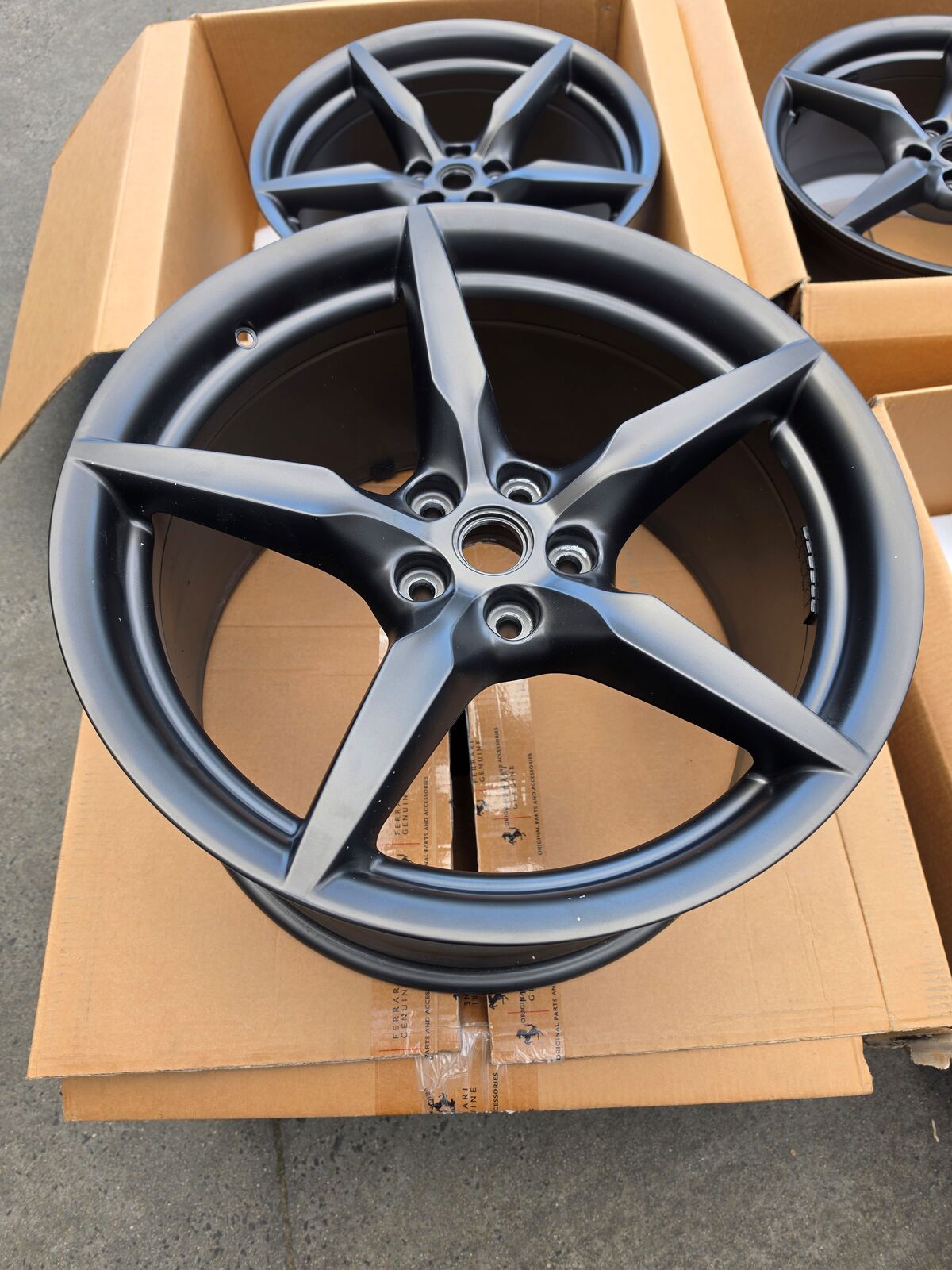 FERRARI F8 458 488 WHEELS RIMS X 4 ,GENUINE 20" x 11" & 20" x 9"