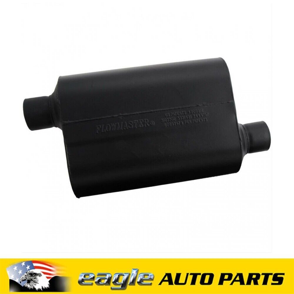 Flowmaster Super 40 Series Delta Flow Muffler 2 5 In 2 5 Out FLO flowmaster-super-40-series-delta-flow-muffler-2-5-in-2-5-out-flo