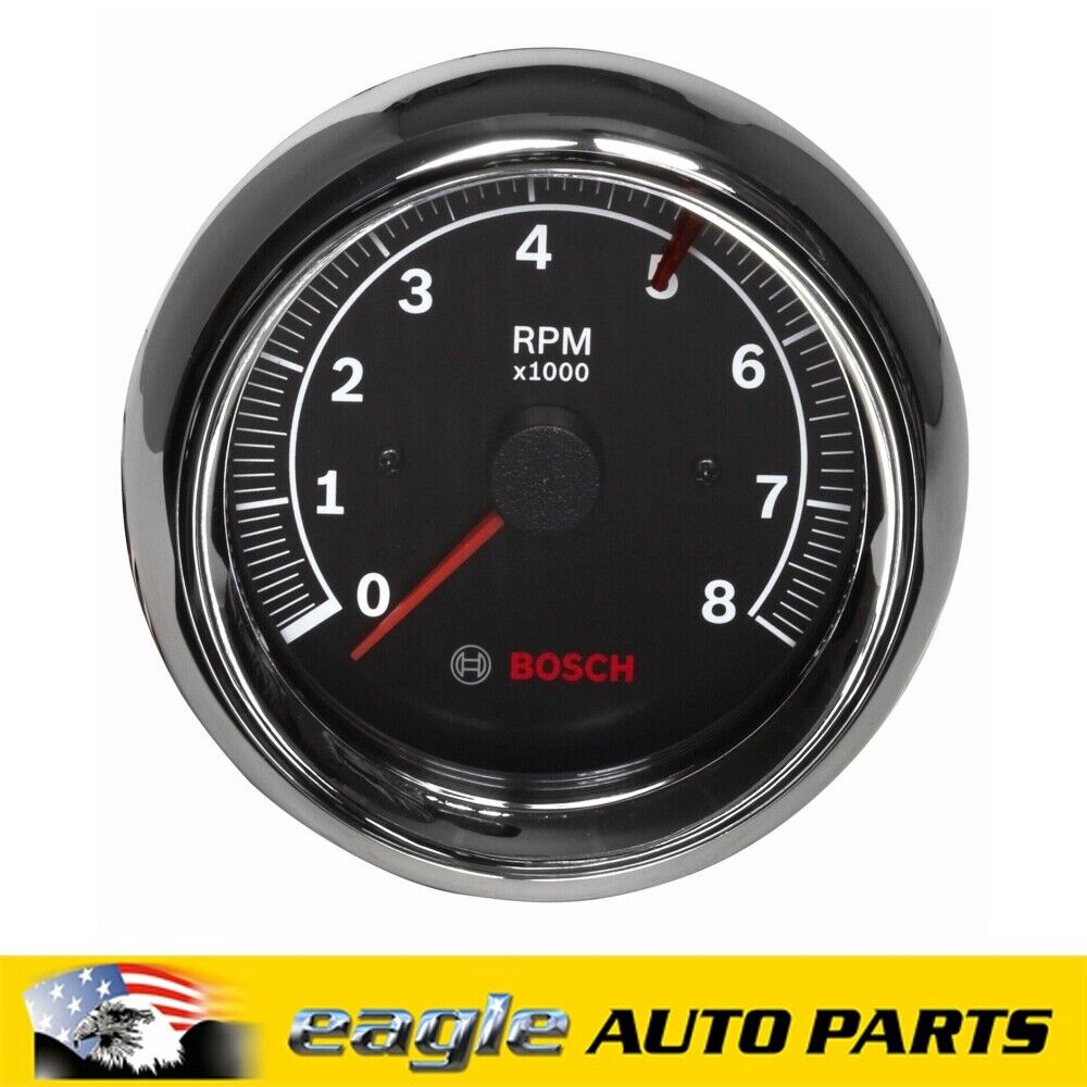 Bosch Sport II Tachometer Gauge 3 3/8 in. Diameter, 0-8,000 rpm # FST-7901