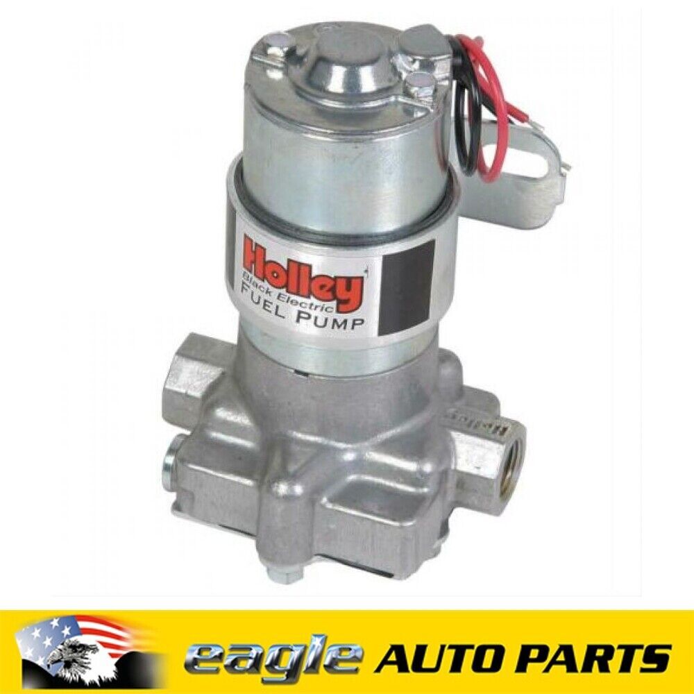 Holley Black Electric Rotor Vane Polished 120gph 9psi Fuel Pump # HO12-815-1