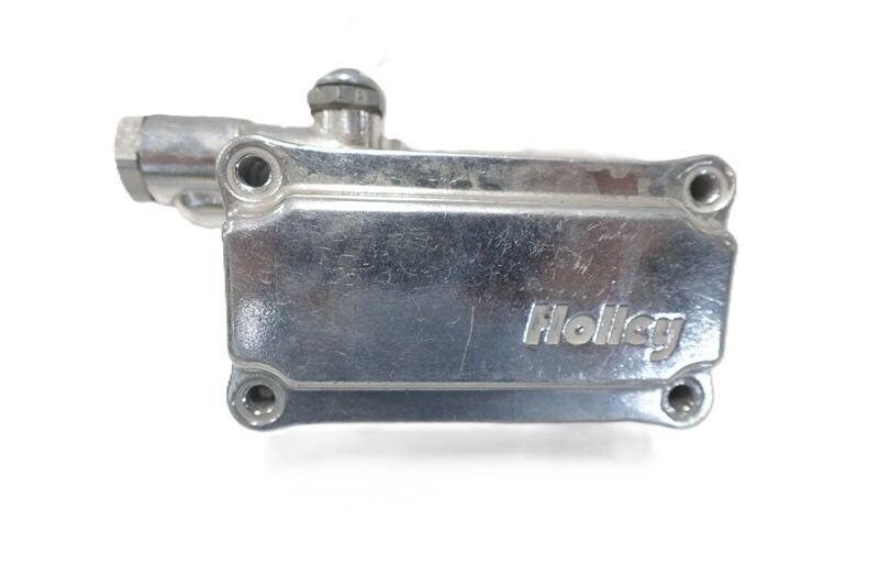 HOLLEY 600CFM REAR FUEL BOWL POLISHED TAKE OFF # HO134-282S-TO