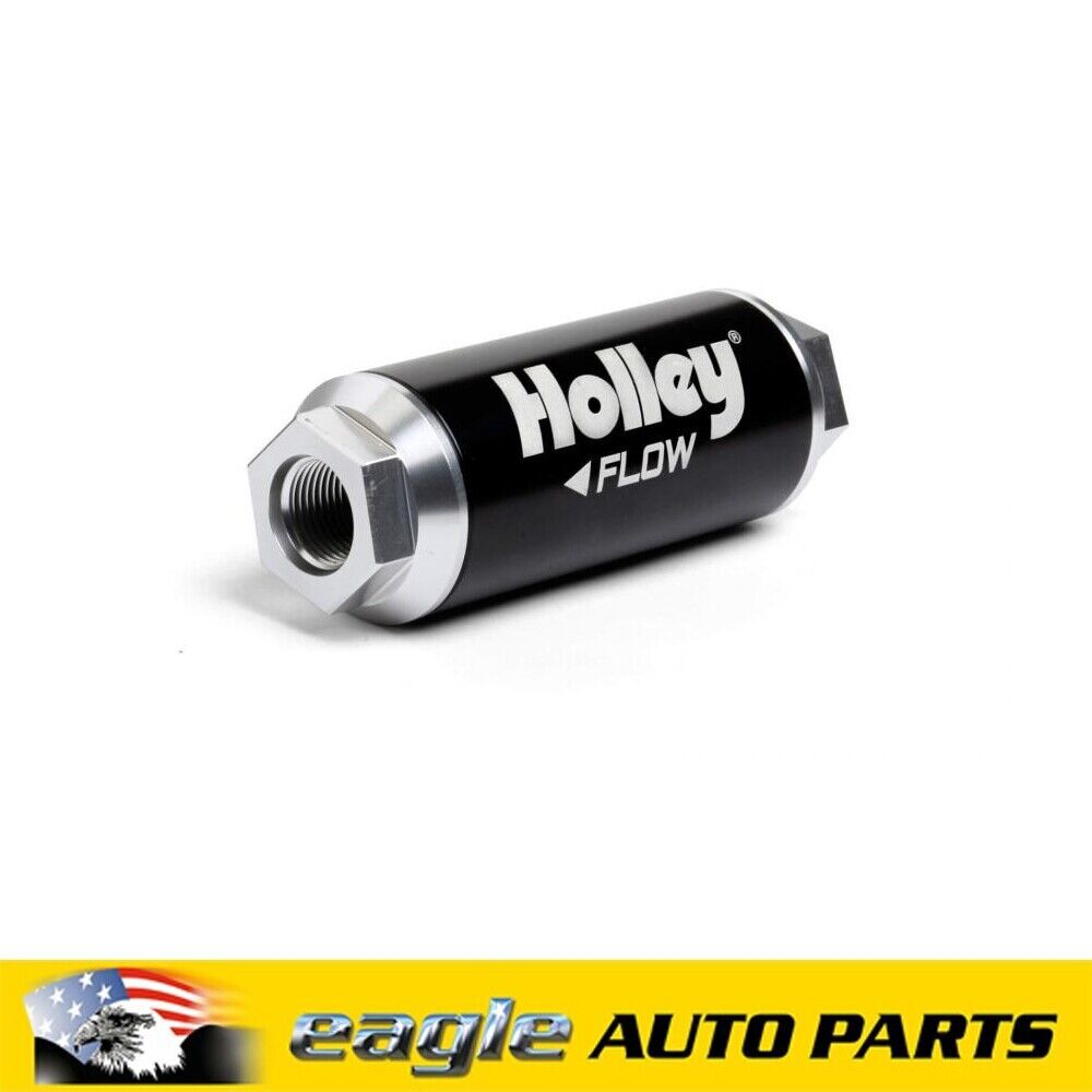 Holley Dominator 260gph Billet Fuel Filter 100 Micron   # HO162-572