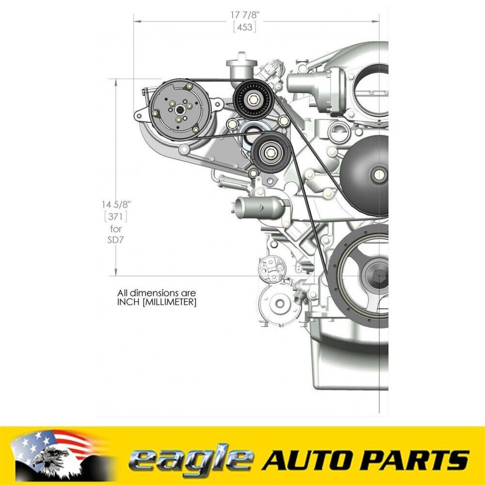 Holley Chev LS Engine Accessory Drive System # HO20-142