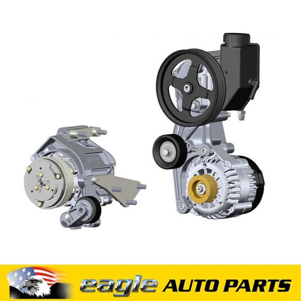 Holley LS Engine Complete Low Accessory Drive Kit ( A/C, ALT, P/S ...