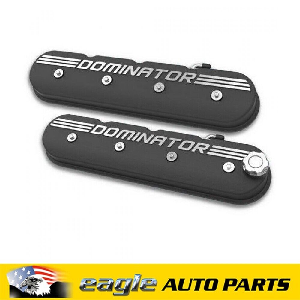 Holley Aluminum LS Rocker Covers LS1 LS2 LS3 LS7 Dominator Logo # HO24 ...