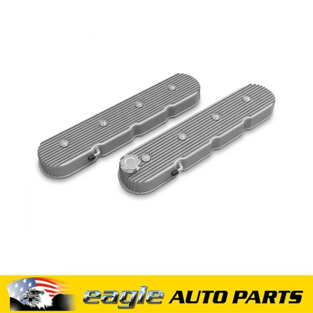 Holley Aluminum Tall LS Vintage Series Finned Rocker Covers   # HO241-138