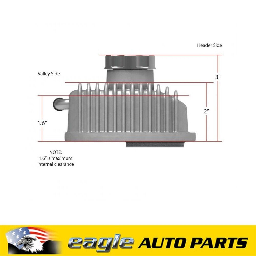 Holley Aluminum Tall LS Vintage Series Finned Rocker Covers   # HO241-138