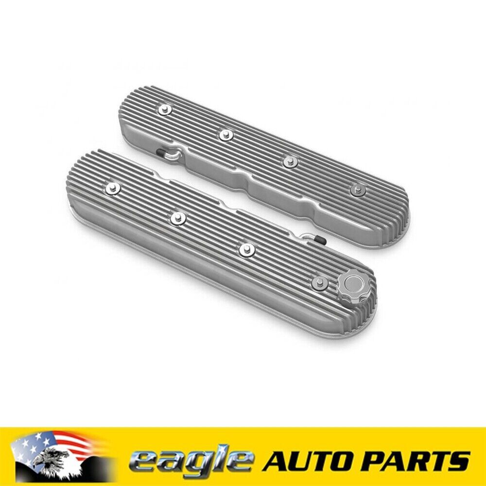 Holley Aluminum Tall LS Vintage Series Finned Rocker Covers   # HO241-138