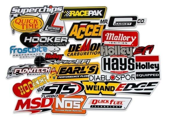 Holley Decals Go Fast Sticker Pack ( 24 ) # HO36-462