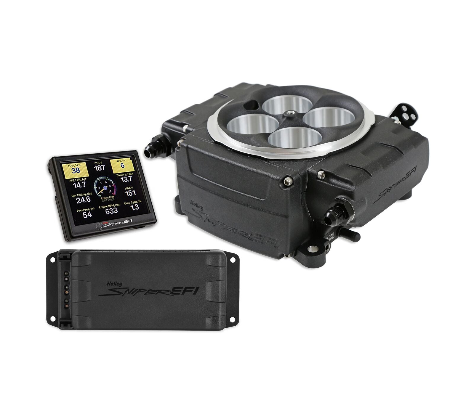 Holley Sniper 2 EFI Black Base Kit - With PDM # HO550-511-3PX