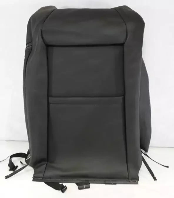 HSV VF GTS LEFT HAND SIDE FRONT SEAT BACK TRIM COVER LEATHER JET BLACK GENUINE