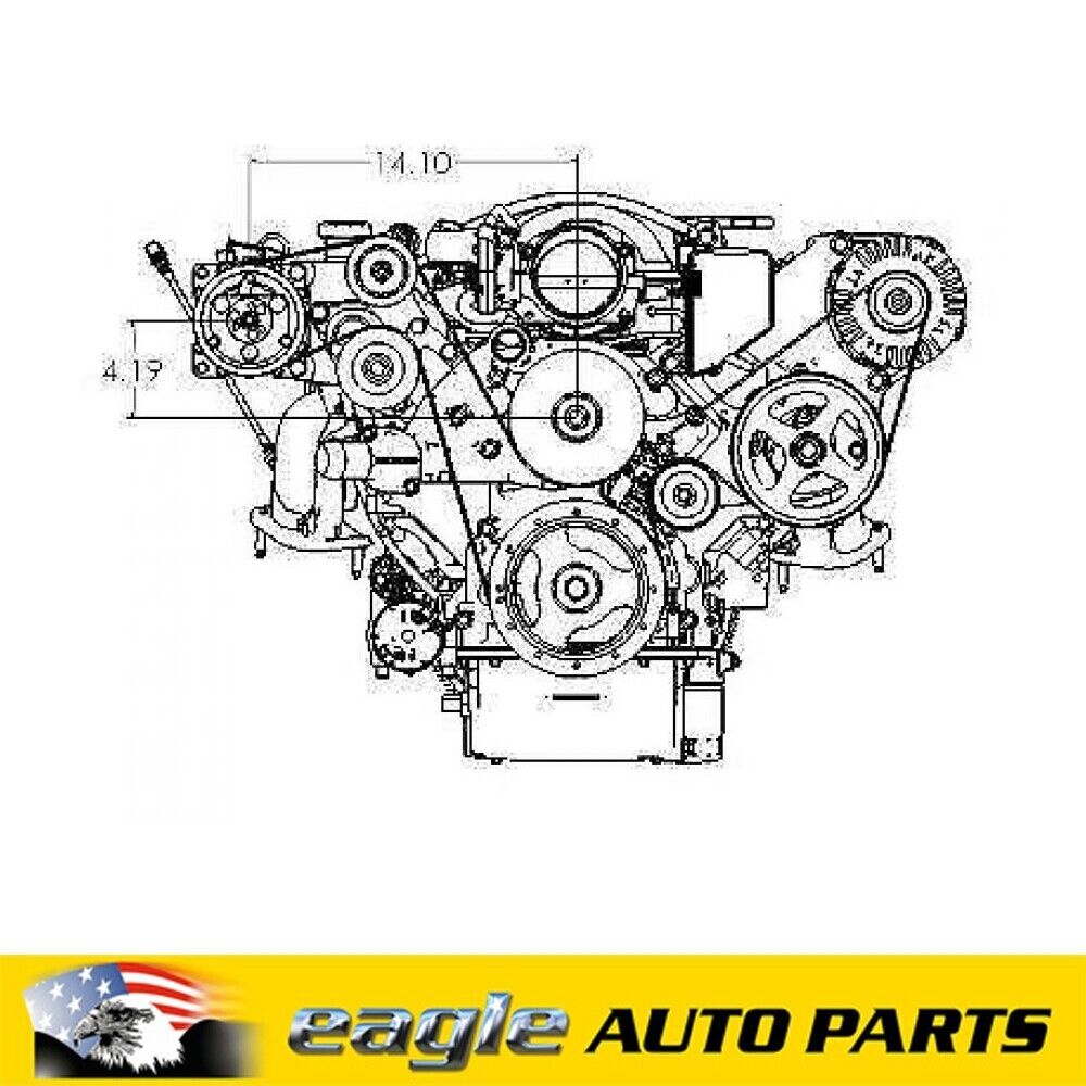 Chev LSX Kwik Performance K10163 Air Conditioner Bracket # K10163