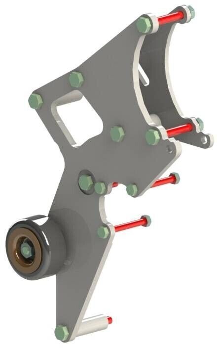 KWIK PERFORMANCE CHEV LS ENGINES WIDE-MOUNT ALT / POWER STEER BRACKET  # K10166