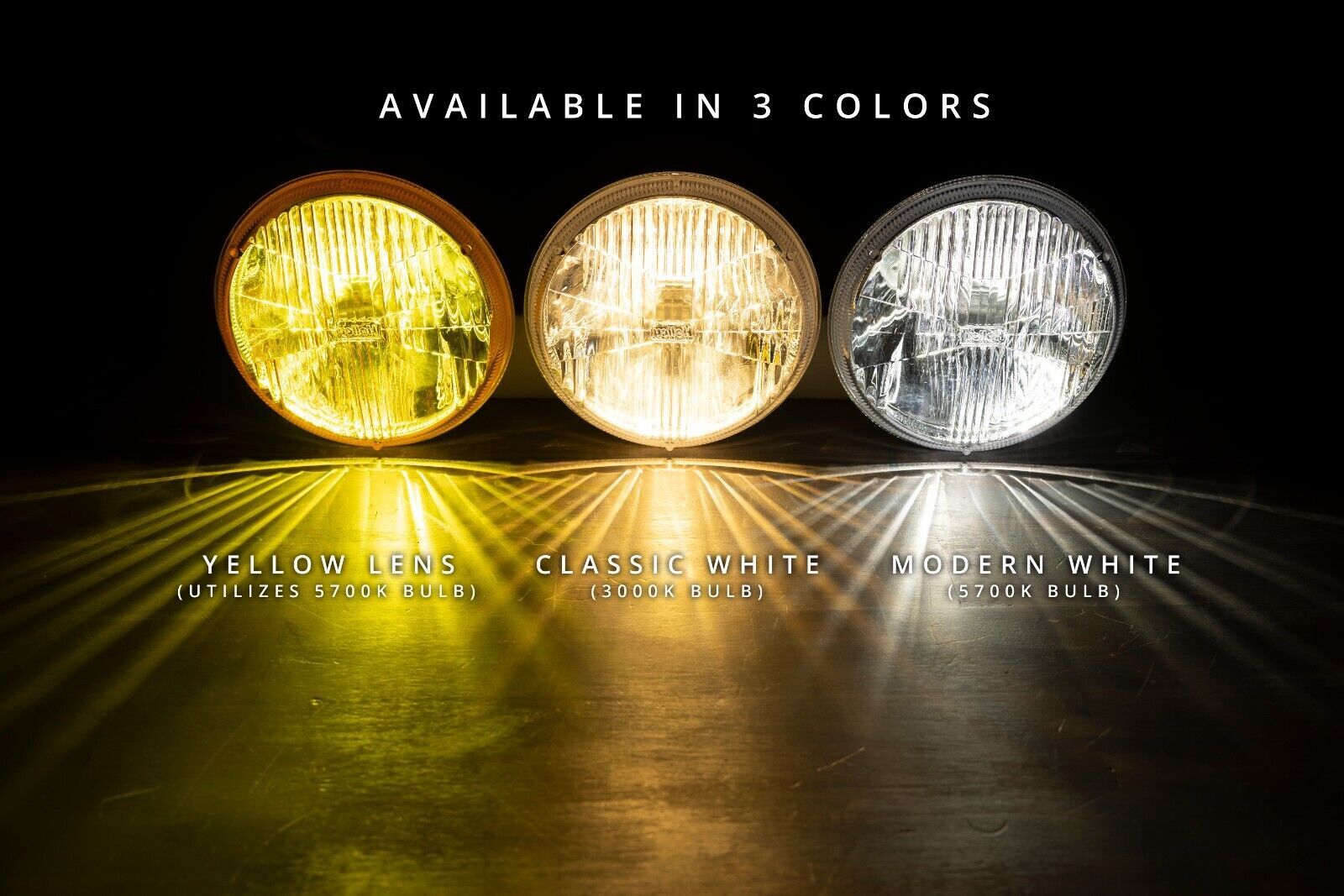 HOLLEY RETROBRIGHT LED FORWARD FACING HEADLIGHT - MODERN WHITE (5700K) # LFRB155