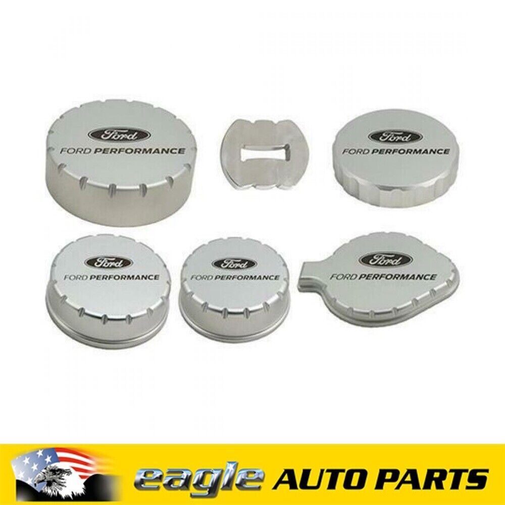 FORD RACING MUSTANG 2018 BILLET ENGINE CAP SET # M-6766-M50A