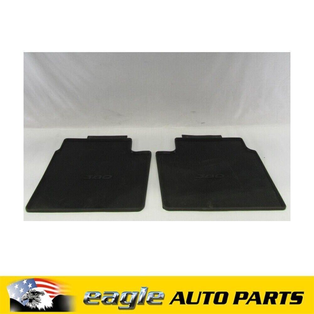 MITSUBISHI DB 380 / 380ES SEDAN REAR FLOOR MAT SET BLACK 2005 - 2008  # MR933861
