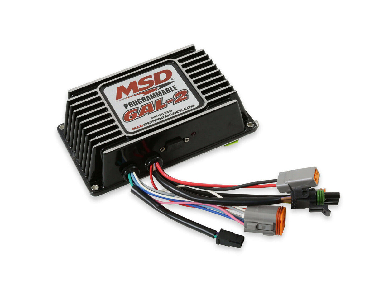 MSD Programmable Digital 6AL-2 Black Ignition Controller Universal # M ...