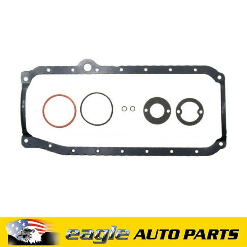 SPP 1986-02 SB Chevy 305/350 V8 Vortec Oil Pan – 1-Piece Rear Main Seal, Orange