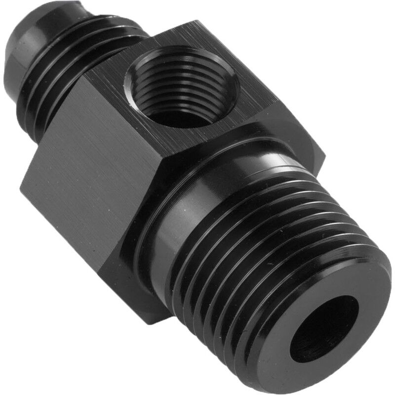 Proflow Male Adaptor 3/8in. NPT To -08AN 1/8in. PFE139-08-06BK