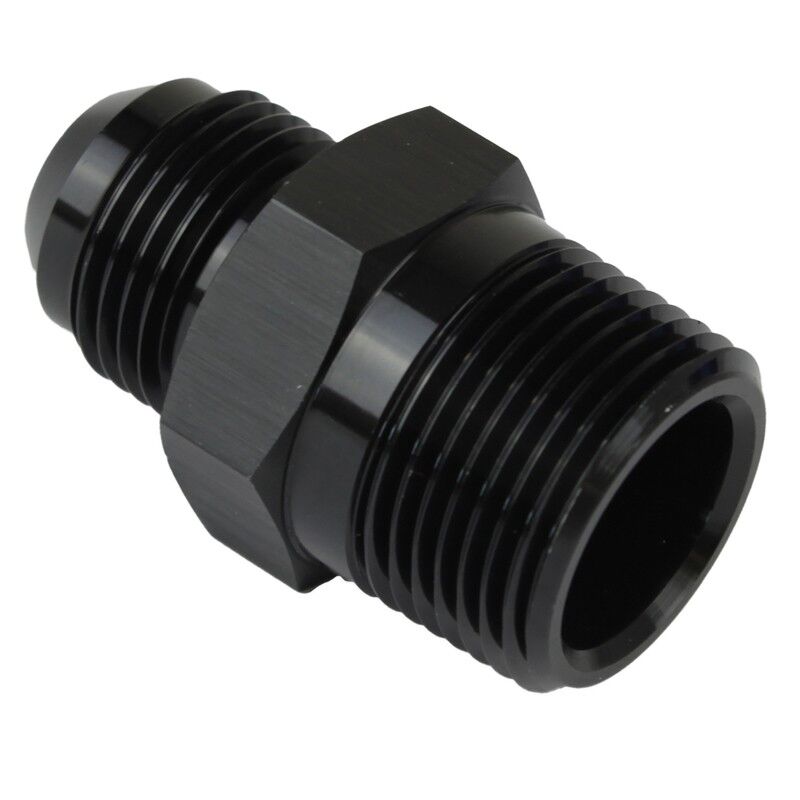 Proflow Adaptor Male -10AN To 3/8in. NPT Straight PFE816-10-06BK
