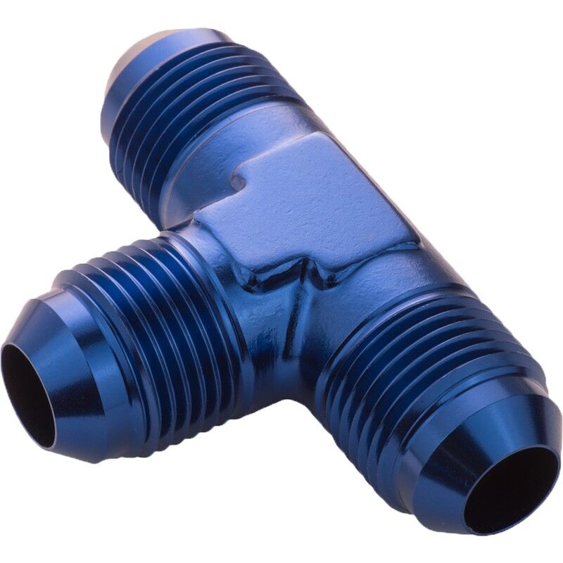 Proflow Male Flare Union Adaptor -04AN Flare Tee, Blue PFE824-04