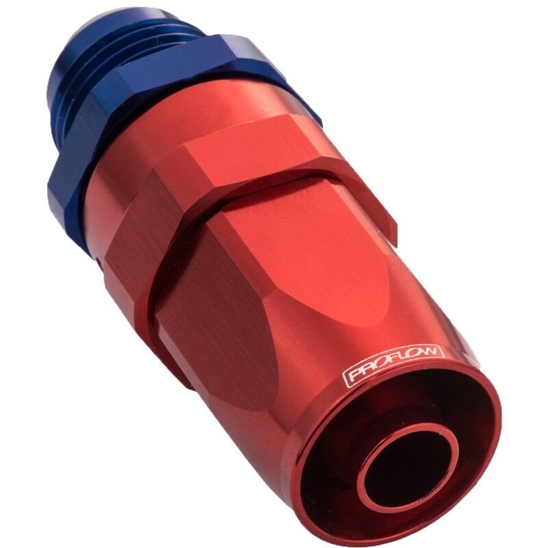 Proflow Male Hose End -12AN To -12AN Hose End Straight, Blue PFE840-12