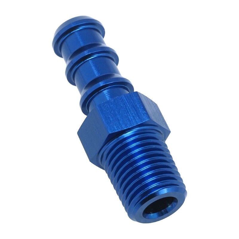 Proflow 1/2in. Barb Male Fitting To 3/8in. NPT, Blue PFE841-08