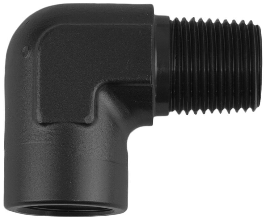 Proflow 90 Degree Coupler Female - Male Elbow 1/8in. NPT, Black PFE914-02BK