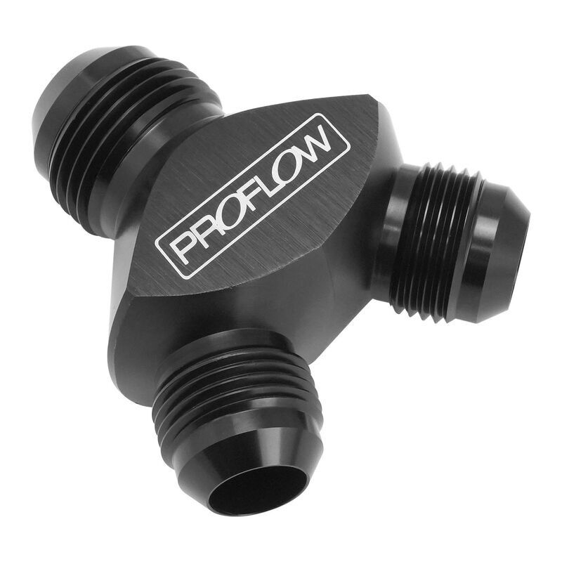 Proflow Fitting Aluminium AN Y-Adaptor -08AN Male To -08AN Male x