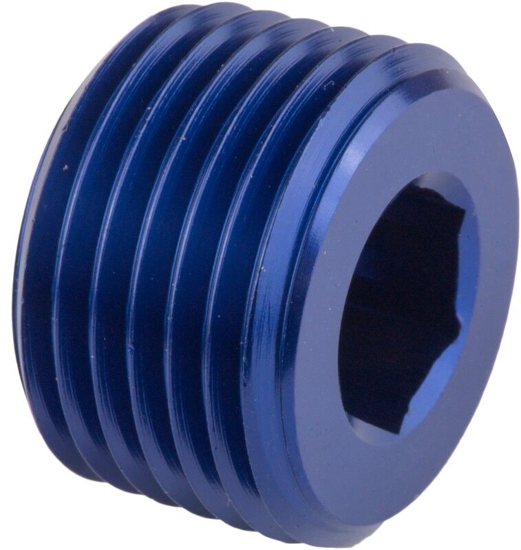 PFE Fittings Socket Plug 1/2" NPT Blue # PFE932-08