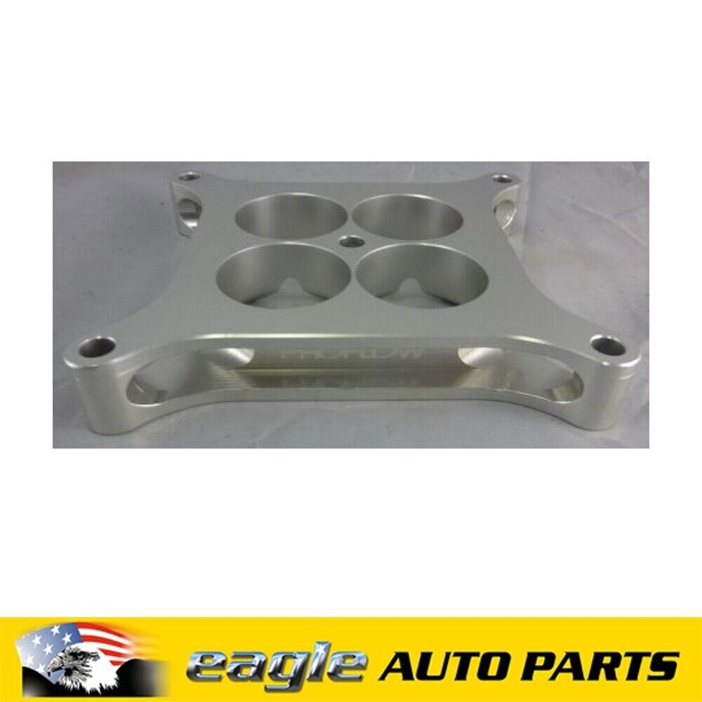 Carburetor Lightweight Super Sucker Spacer Alloy 1" Silver # PFESSLW41501AL