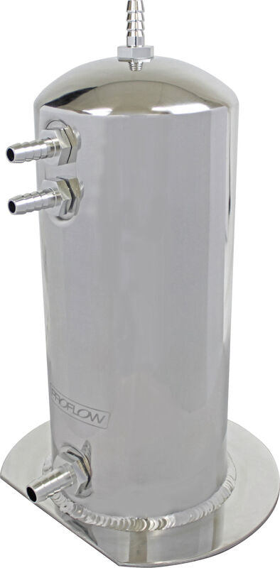 Proflow Fuel Surge Tank Aluminium Round 2.5L # PFEST2