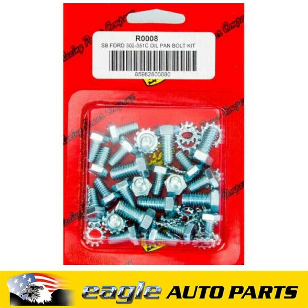 RPC FORD 302 351 CLEVELAND OIL PAN SUMP BOLT KIT R0008 — Eagle Auto Parts