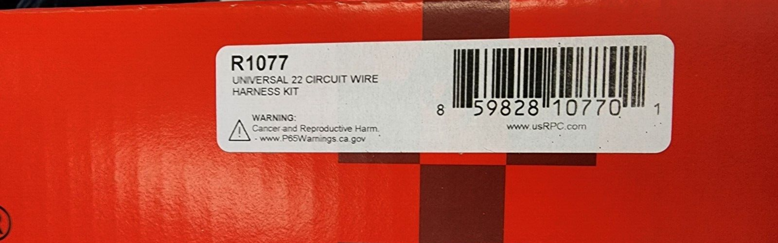 Rpc R2216 RPC UNIVERSAL 22 CIRCUIT WIRE HARNESS KIT # R1077 — Eagle Auto Parts