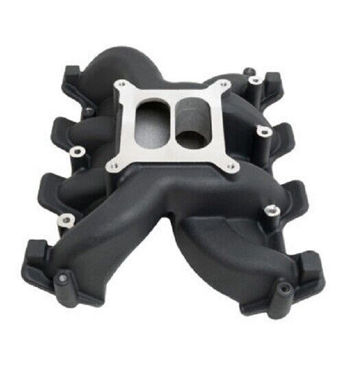 Dual Plane Mid-Rise Intake Manifold For GM LS1/LS2/LS6 5.7L 6.0L – Polished Aluminum – 300-130