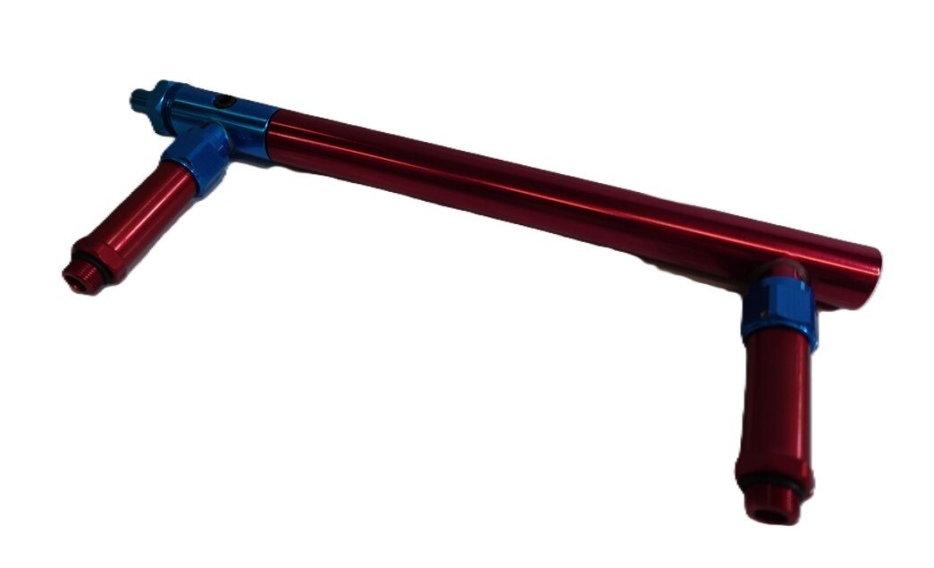 BARRY GRANT DEMON FUEL LOG RAIL BILLET ANODISED # R2159