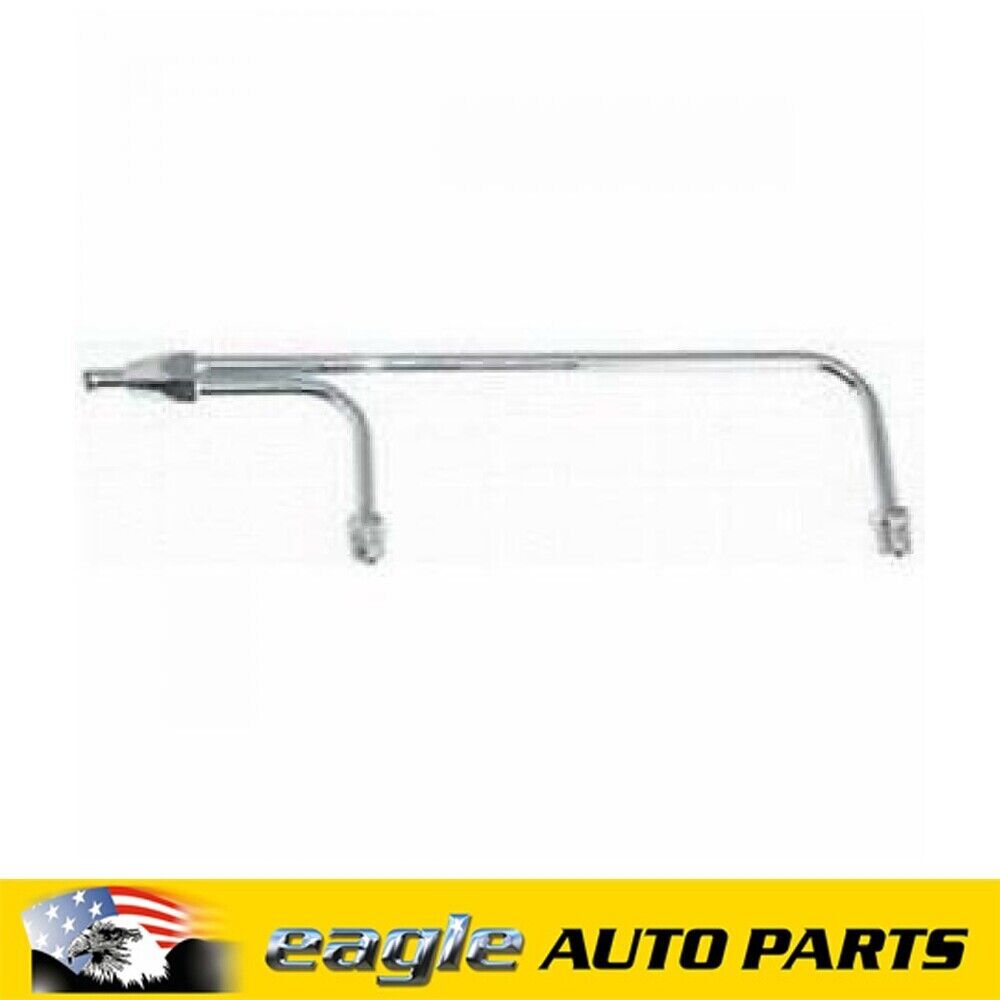 CHROME VAC SECONDARY FUEL LINE TO SUIT HOLLEY CARBIE. CHEV FORD HOLDEN  # R2198