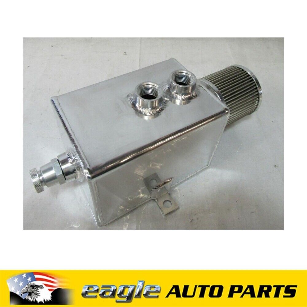 UNIVERSAL ALLOY CATCH CAN 2 LITRE POLISHED # R2541
