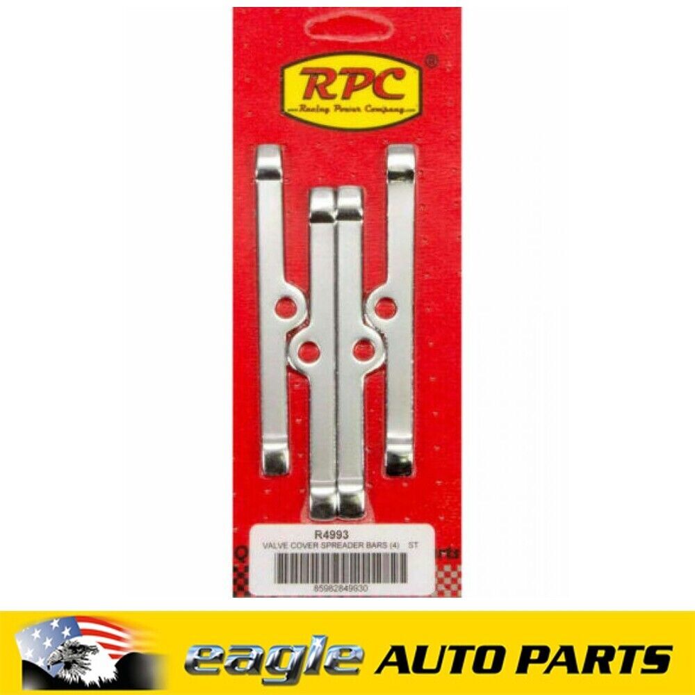 CHEV 350 454 ROCKER COVERS SPREADER BARS SET OF 4 . 3/4