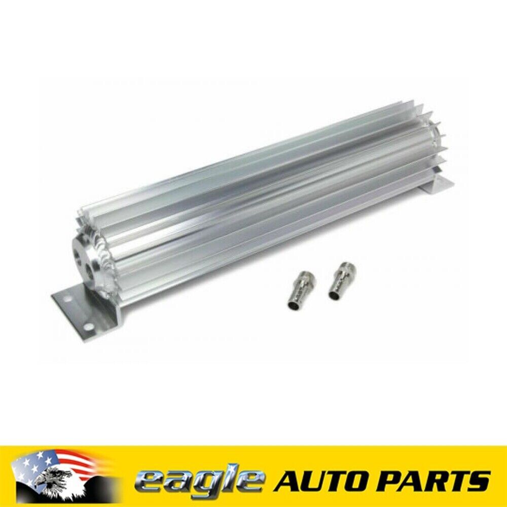 UNIVERSAL TRANSMISSION COOLER 12 " DUAL PASS SATIN ALUMINUM R5050X