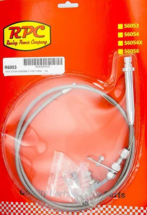 RPC TURBO 350 TRANSMISSION STAINLESS STEEL BRAIDED DETENT CABLE # R605 ...