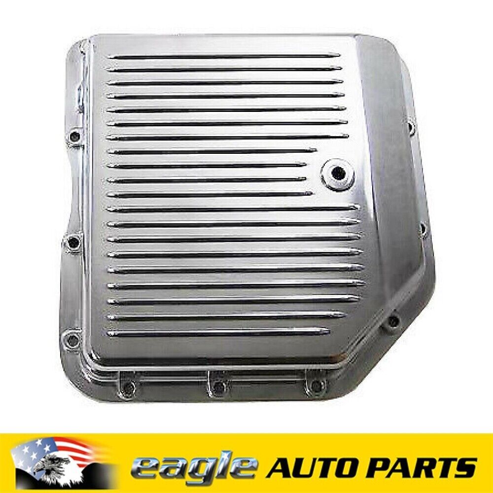 RPC POLISHED ALUMINUM GM TURBO 350 TRANSMISSION PAN R8491 — Eagle