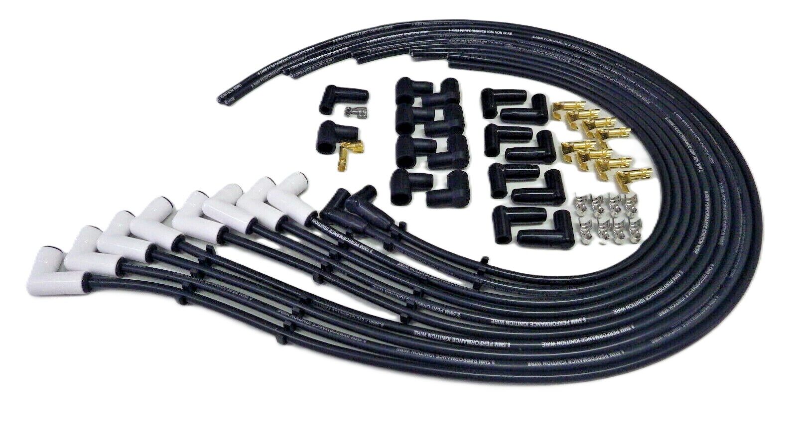 Chev 350 Universal Ceramic Spark Plug Leads Set 900 Degree # R9001C