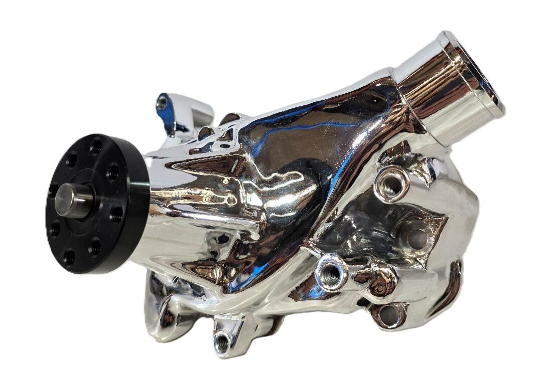 Chev 350 SBC Chrome Water Pump LWP # R9074C