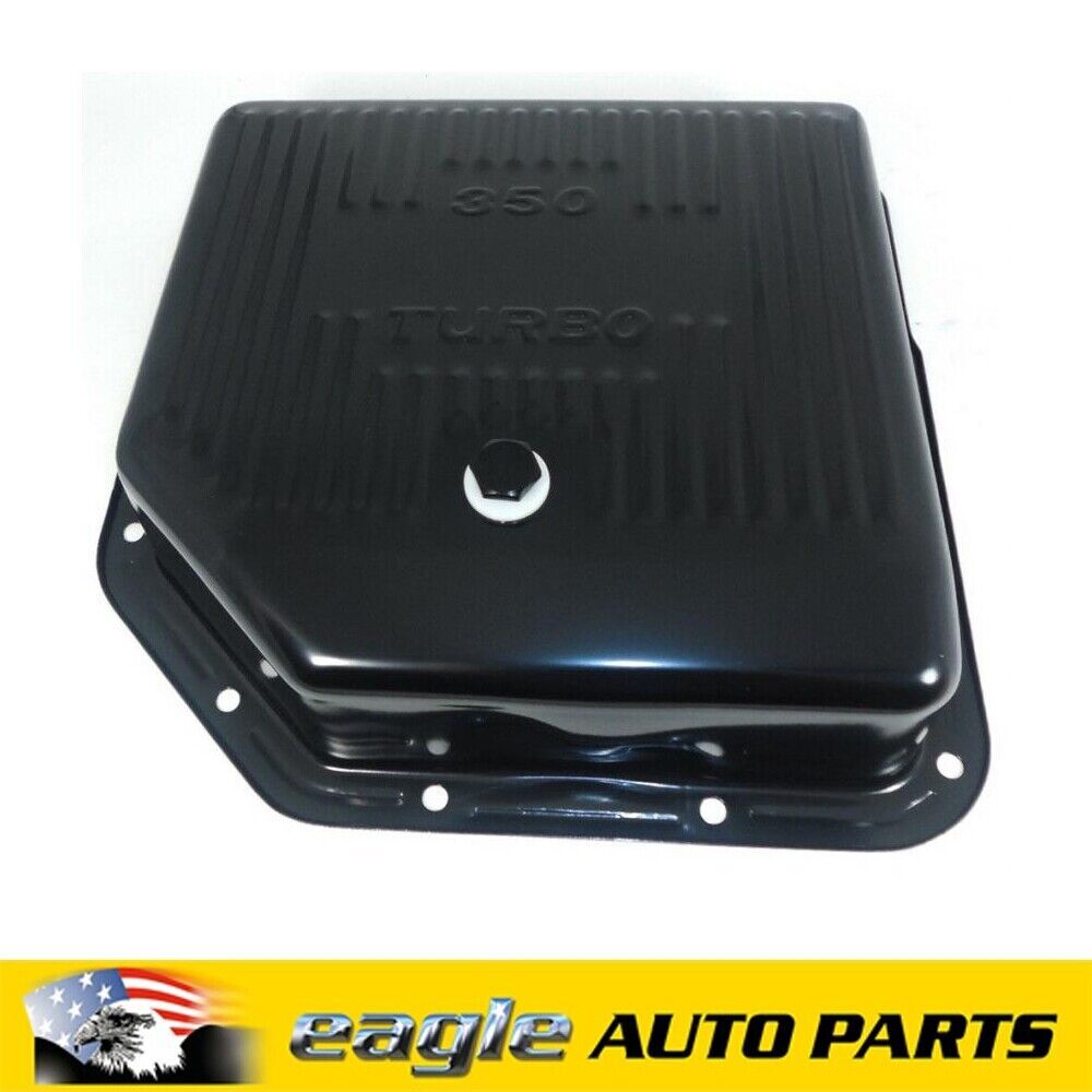 BLACK GM TURBO 350 T350 DEEP TRANSMISSION PAN   # R9198BK