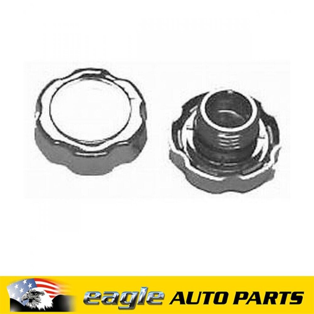 CHROME GM OIL CAP SCREW IN. 87 & UP CHEV HOLDEN CAMARO MONARO # R9696