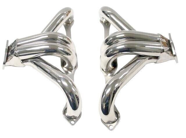 RPC Chev 350 Block Huggers Headers Stainless Steel Polished # R9958